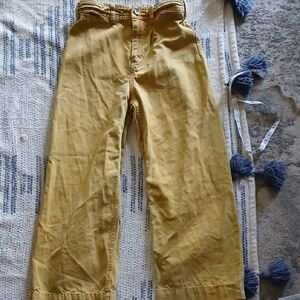 We The Free Golden Yellow Denim Shorts